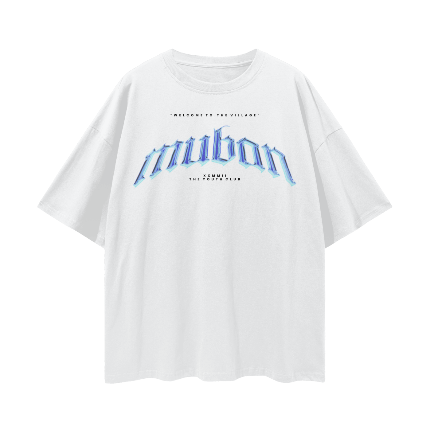 " Signature " Chrome Tee In White