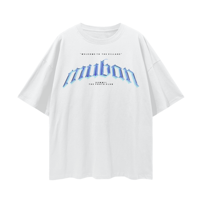 " Signature " Chrome Tee In White