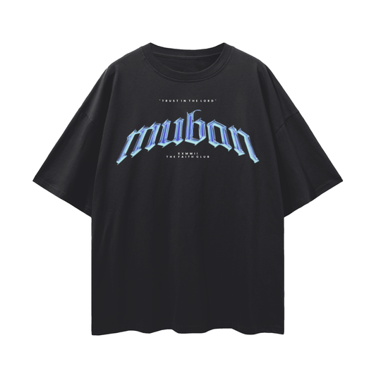 " Signature Chrome " Tee In Black