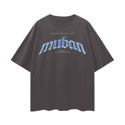 " Signature " Chrome Tee In Dark Gray