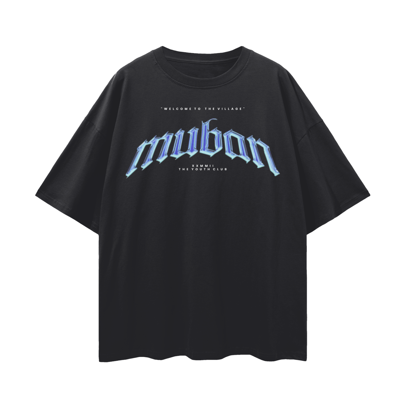 " Signature " Chrome Tee In Black