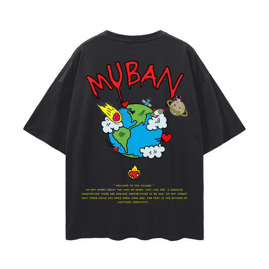 " Inner Child " Tee In Black