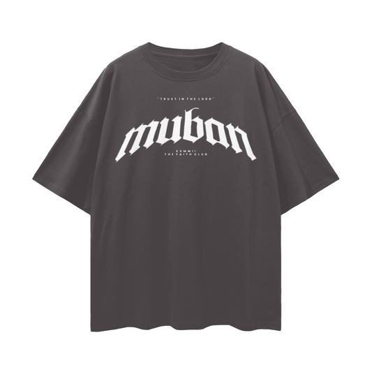 " Signature " Tee In Dark Gray