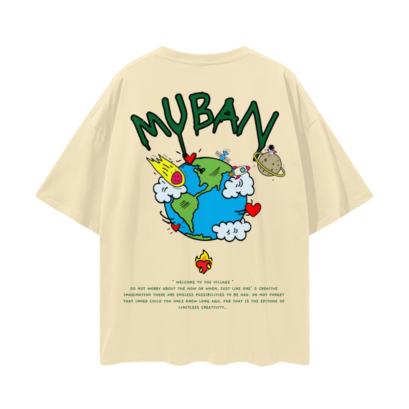 " Inner Child " Tee In Sand